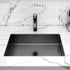Factory Wholesale Undermount Decorated Stainless Steel Rectangular Laundry Hotel Bathroom Hand Wash Sink