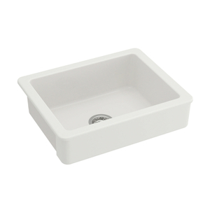 Hot Sale 24" x 19" White Fireclay Farmhouse Single Bowl Ceramic Kitchen Sink