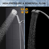 Aquacubic Pressure Boosting 5" Shower Head Spray with 6 Modes Water Saving