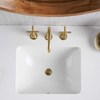 Aquacubic Hot Selling Widespread 3 Hole Solid Brass Chrome Bathroom Wash Basin Faucet