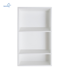 Rectangle Shower Wall Niche Tile Ready, Easy for DIY Collage, Glasstone SMC Recessed Shower Shelf