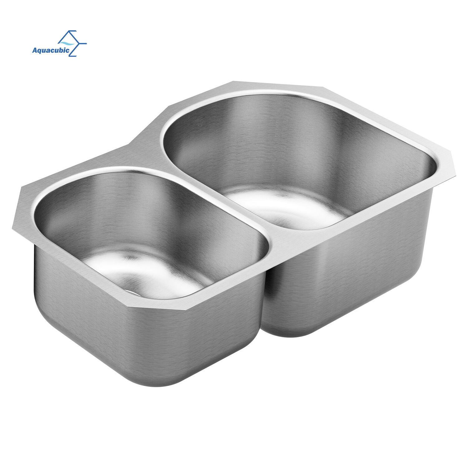 OEM/ODM Factory 304 Stainless Steel Undermount Double Bowl Kitchen Deep Drawing Stamping Sink