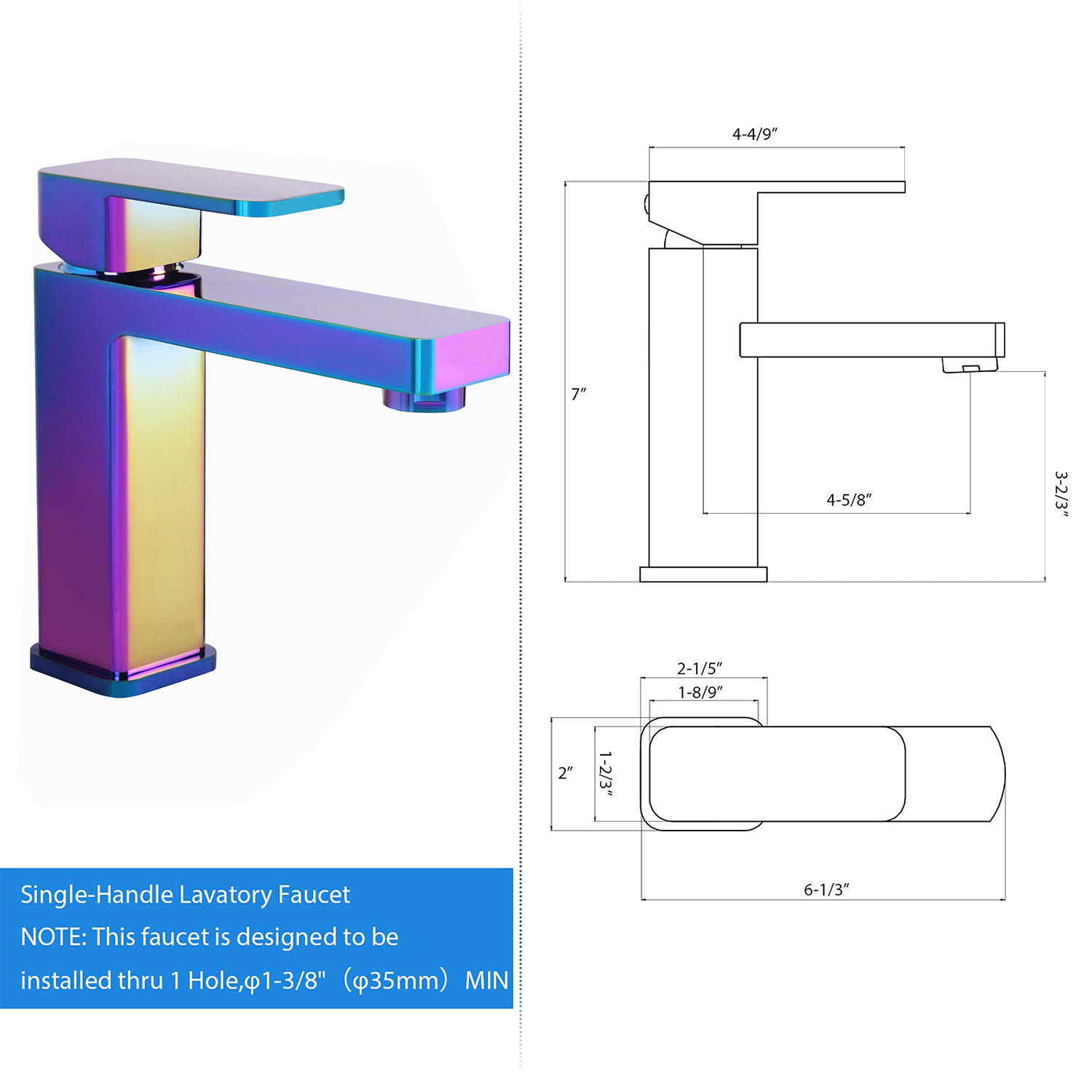 Luxury Aurora Brilliance Designed Sanitary Ware Factory Upc Hot Cold Basin Faucet Bathroom Faucet