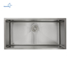 Handmade 304 Stainless Steel Kitchen Sink with Drainboard & Bottom Grid – Undermount, Heavy-Duty, Includes Drain Assembly