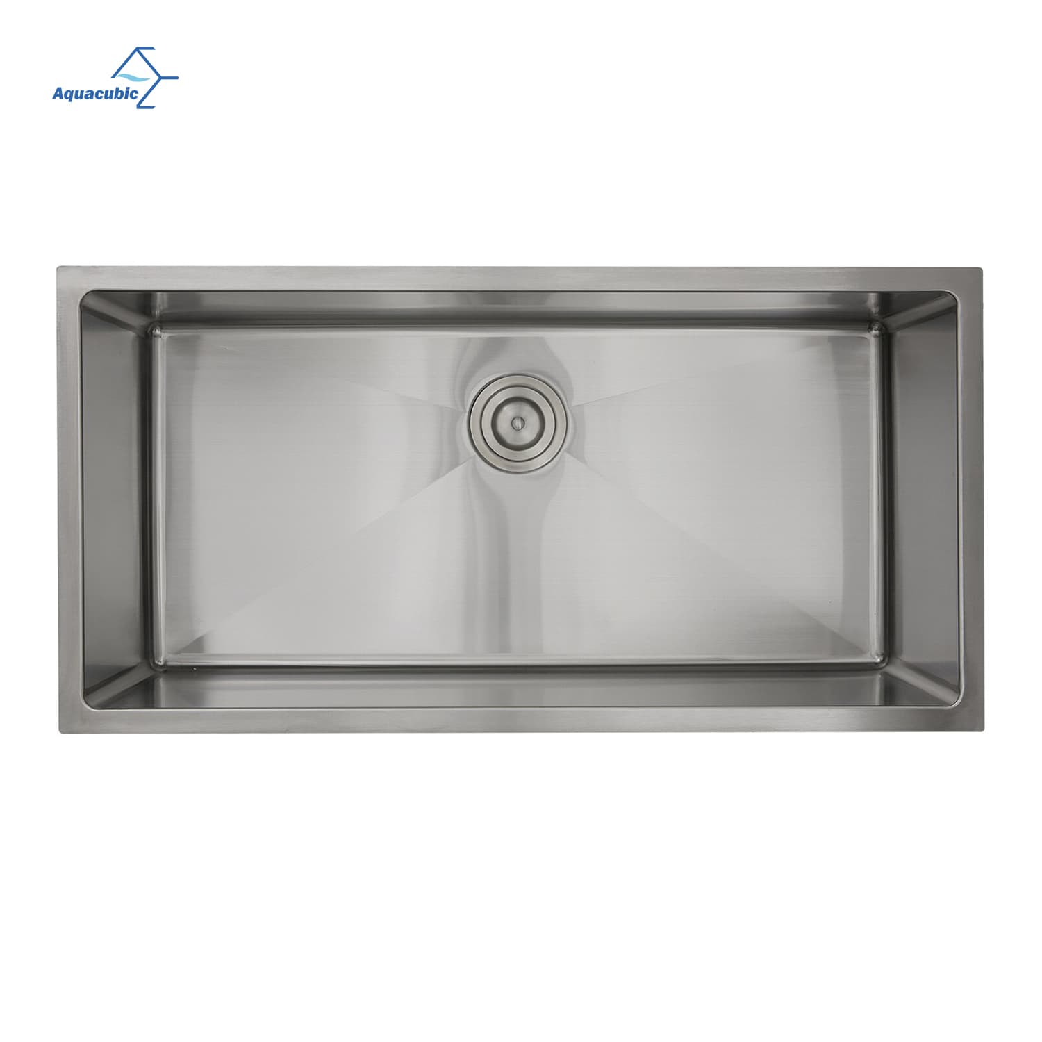 Handmade 304 Stainless Steel Kitchen Sink with Drainboard & Bottom Grid – Undermount, Heavy-Duty, Includes Drain Assembly