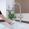 High Quality SS 304 Three-Way 3-in-1 Pull Down Kitchen Sink Mixer Drinking Water Filter Faucet with Water Purification Tap