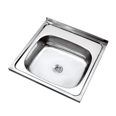 500 x 500 x 150 mm Stainless Steel Pressed / Drawn Kitchen Sink