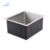 High Quality Small Single Bowl 304 Stainless Steel No Tariff Deep Wash Counter 15 Inch Kitchen Sink Ship from Thailand