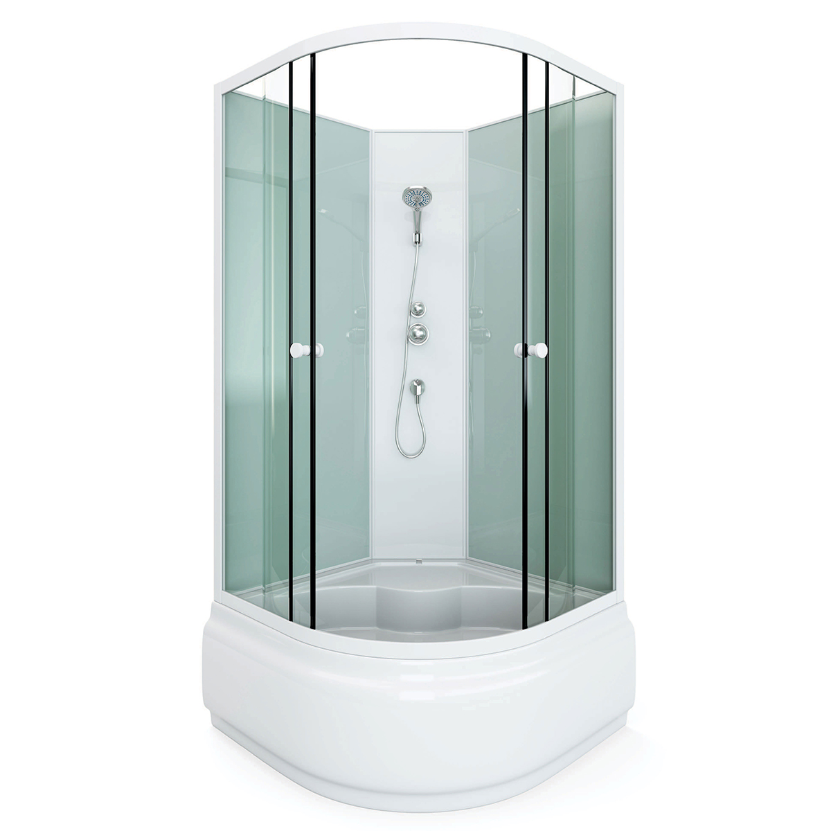 Shower Cubicles Glass Door Shower Cabin Shower Rooms without Rainfall Shower Head