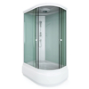 Side Opening Door Walk In Corner Steam Shower Enclosure with Glass Sliding Door