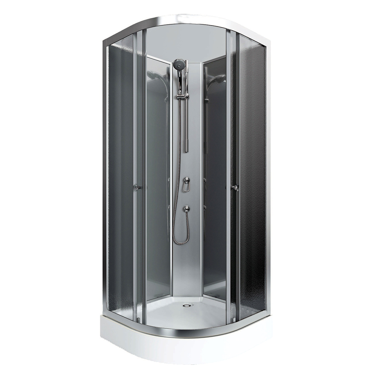 Rectangular 120 *80 *215 cm Bathroom Cabin Modern Design Steam Sauna Bath Shower Rooms