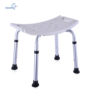 Height Adjustable Aluminum Bathroom Seat Small Bath Chair Shower Chair for Seniors