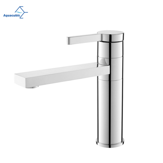 China factory cUPC Bathroom Chrome Vanity Basin Sink Mixer Deck Mounted Brass Faucet