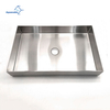 Fashion Stainless Steel Nano Rectangle Bathroom Above Counter Wash Art Basin
