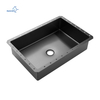 Factory Wholesale Undermount Decorated Stainless Steel Rectangular Laundry Hotel Bathroom Hand Wash Sink