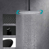 Ceiling Shower System Rain Round Shower Head Shower Faucet Set with Tub Spout and Valve 