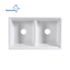 China sink manufacturer cUPC Certified Under Counter Ceramic Double Bowls For Work Station Kitchen Basin Sink