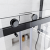 OEM ODM Frameless Shower Room Double Sliding Tempered Glass Stainless Steel Shower Door for Bath Tub