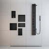 Bathroom Accessories Hotel Wall Mounted Shower Shelves Wall Niche Stainless Steel Soap Shampoo Storage Cabinet Display Niche