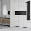 High Quality Bathroom Recessed Wall Mounted Black Shower Niches Bathroom Shelf Bathroom Recessed Shower Wall Niche