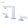 Modern 3-Hole CUPC Brass Bathroom Basin Mixer Faucet 8" Widespread Basin Tap