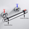Aquacubic Bathroom Wall Mount Hot Cold Water Thermostatic Shower Mixer Faucet Valve