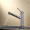 Single Handle Pull-out Bathroom Vessel Sink Faucet with 360° Swivel Spout & Sprayer