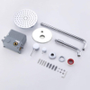 Classic Style In-Wall Brass Bath Mixer Shower Mixer Faucet CUPC Health Rain Shower Faucet