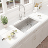Commercial kitchen Sinks 30x18 inch 16 Gauge Stainless Steel Kitchen Sink with Drain Board