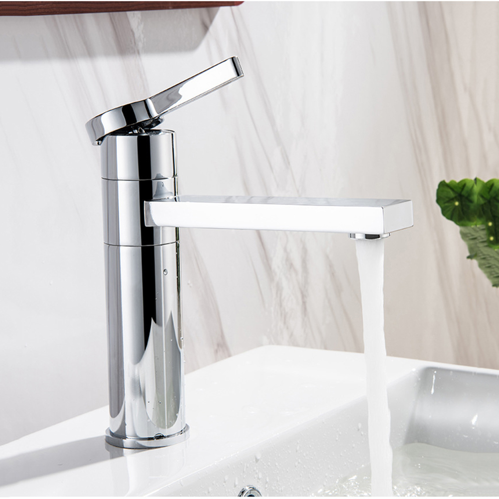 China factory cUPC Bathroom Chrome Vanity Basin Sink Mixer Deck Mounted Brass Faucet