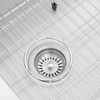 Aquacubic Large 42 Inch Undermount Workstation Sinks 304 Stainless Steel Kitchen Sink with Ledge
