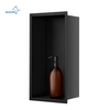 Bathroom Accessories Hotel Wall Mounted Shower Shelves Wall Niche Stainless Steel Soap Shampoo Storage Cabinet Display Niche