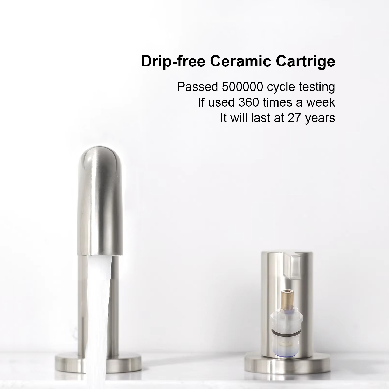 Premium Hotel Dual Handle Basin Faucet Brass cUPC Bathroom Faucet Mixer