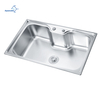 China manufacturer 201 Stainless Steel kitchen sink 20 x 16-inch Deep Drop-in Bar or Utility Sink in Satin