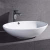 ‌Luxury Ceramic Marble Countertop Bathroom Sink – Modern Designer Wash Basin