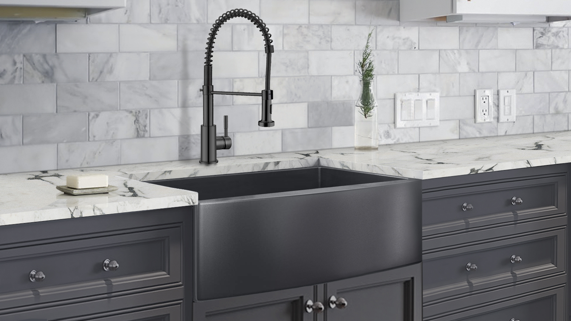Polished Pull Out Kitchen Faucet