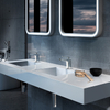 American Design Style for Bathroom Hotel and Hospital Use Bathroom Basin Faucet Brass Single Handle Basin Faucet
