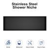 High Quality Bathroom Recessed Wall Mounted Black Shower Niches Bathroom Shelf Bathroom Recessed Shower Wall Niche