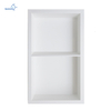 Rectangle Shower Wall Niche Tile Ready, Easy for DIY Collage, Glasstone SMC Recessed Shower Shelf