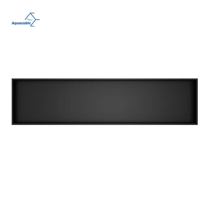 Hot Sale Large 48 inch Black Bathroom Decoration Recessed Shower Niche Metal Niche