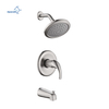 High-Pressure Shower Tub Faucet Set With Valve 6 Inch Rain shower Head and Tub Spout