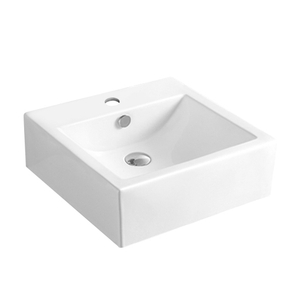Sqaure Countertop Vanity Table Top Bathroom Cabinet Ceramic Sink