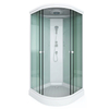 Walk In Corner Shower Room Cabin with Glass Sliding Doors