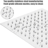 Large Ultra-Thin Design Brushed Nickel 304 Stainless Steel Water Saving Square Bathroom Top Rain Shower Head