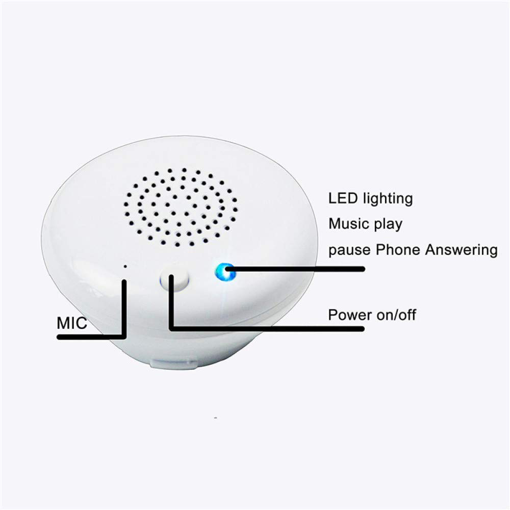 Wireless Music Adjustable Bluetooth Replacement Shower Head with Waterproof Speaker for your phone