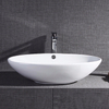 ‌Luxury Ceramic Marble Countertop Bathroom Sink – Modern Designer Wash Basin