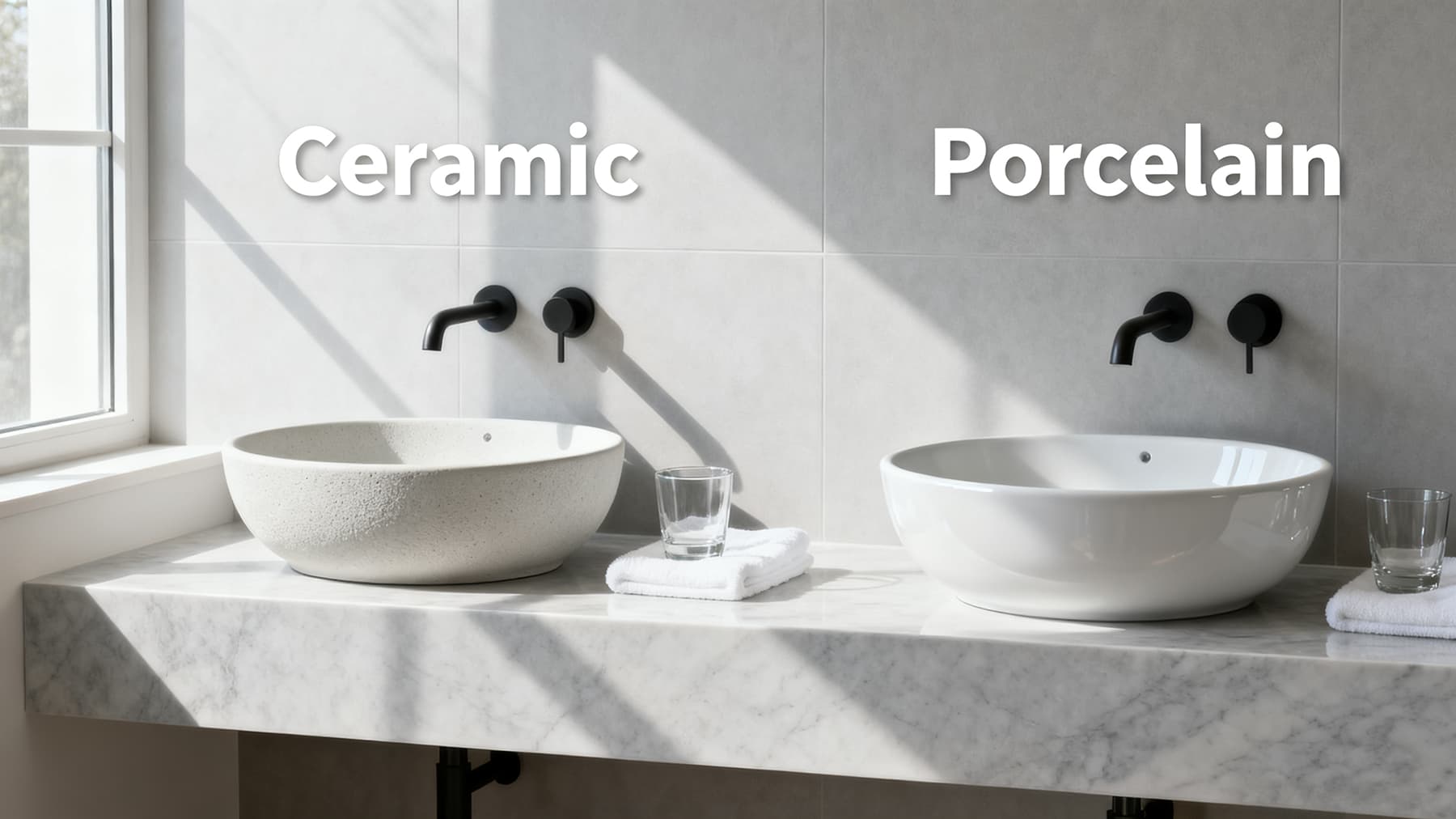 Ceramic vs. Porcelain