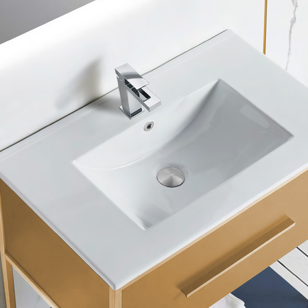 Cabinet Basin Toilet Bathroom White Ceramic Wash Basin