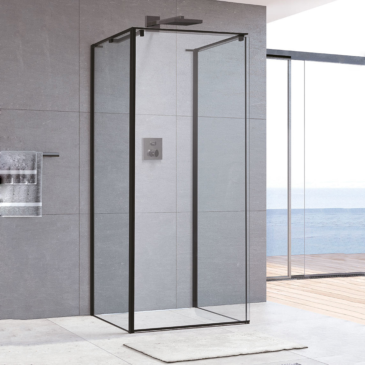 Factory direct sale bathroom clear tempered glass frameless sliding shower door