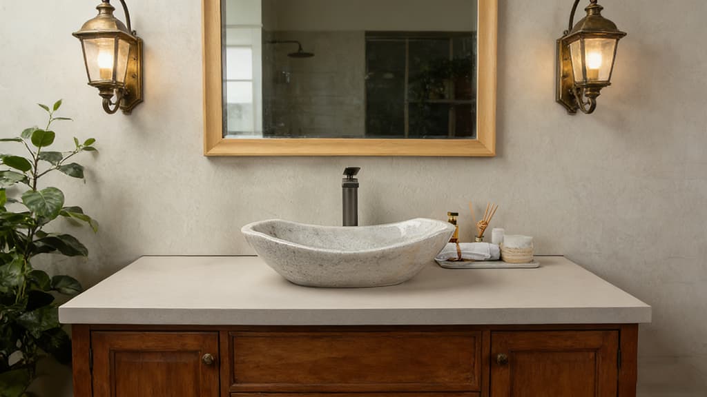 Marble Bathroom Sink 1